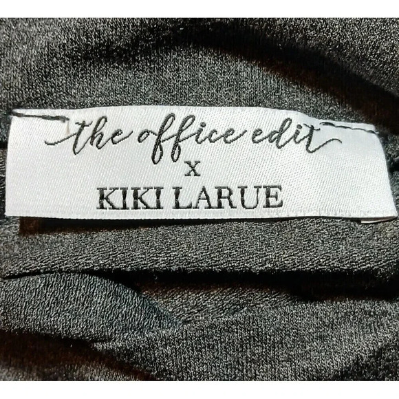 The Office Edit X Kiki Larue Women's Gray Sleeveless Turtleneck Soft Size 1X - Picture 3 of 13